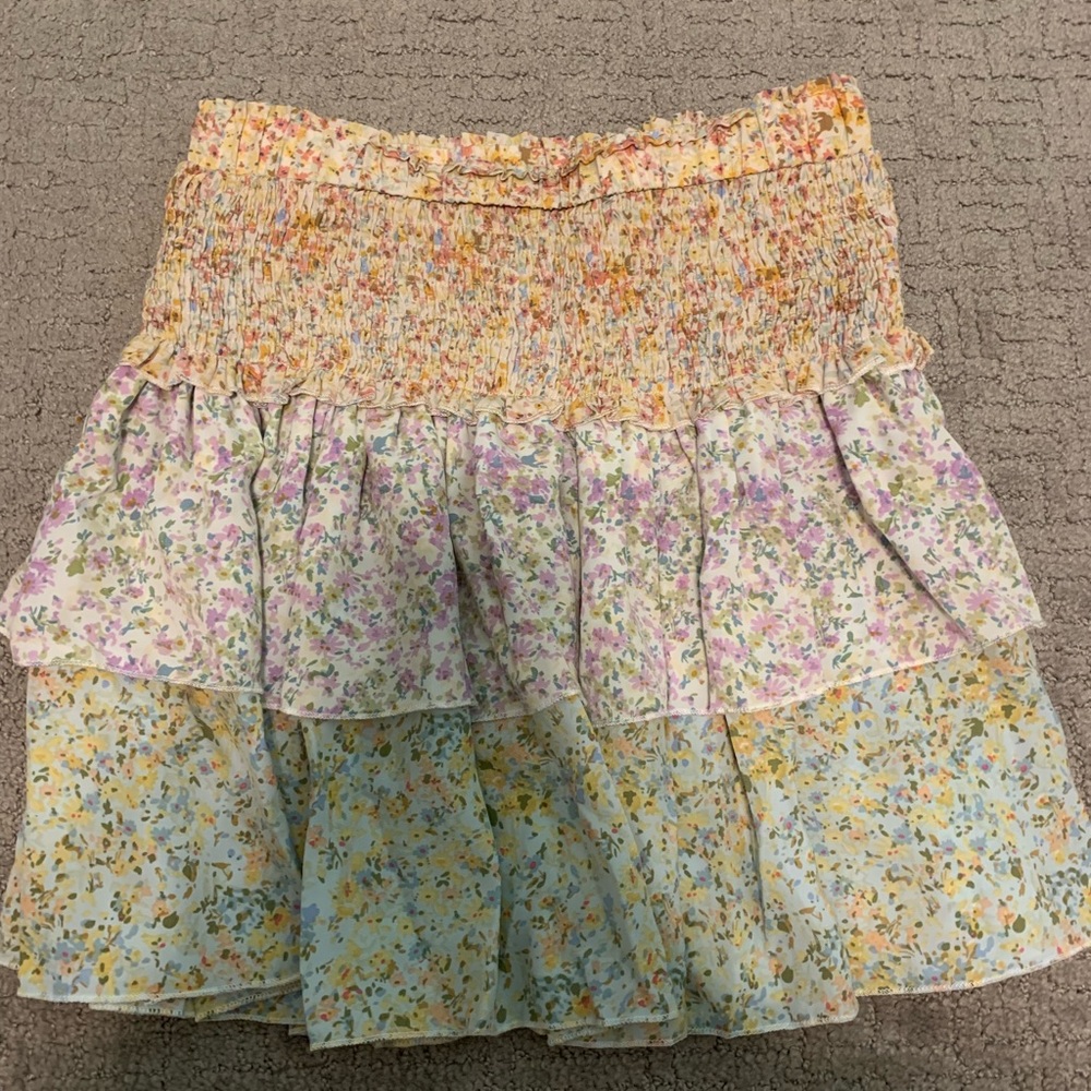 ruffle shein skirt